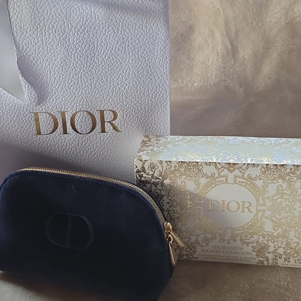 Dior Elegant Navy Cosmetic‎ Pouch